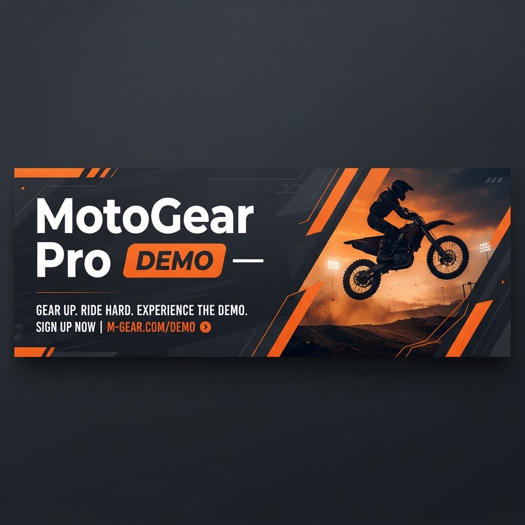 MotoGear Pro — DEMO advertisement