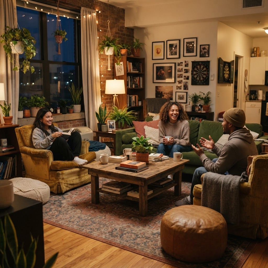 Shared Kitchen & Common Areas