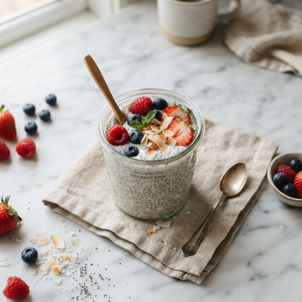 Chia Seed Pudding with Coconut