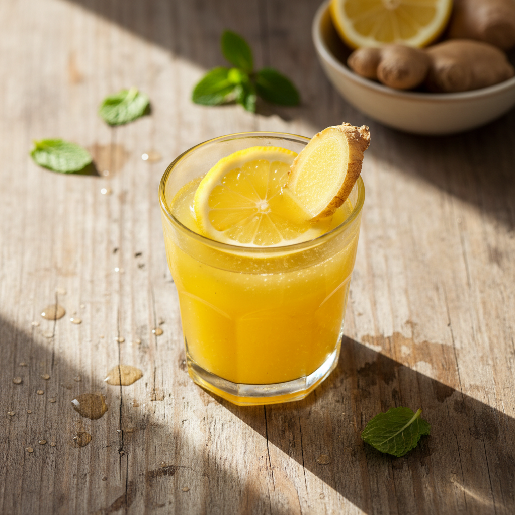 Ginger Lemon Detox Shot