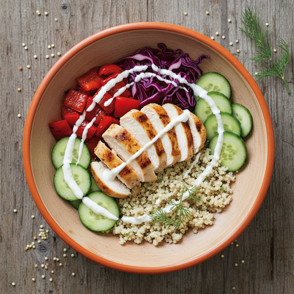 Chicken & Veggie Grain Bowl