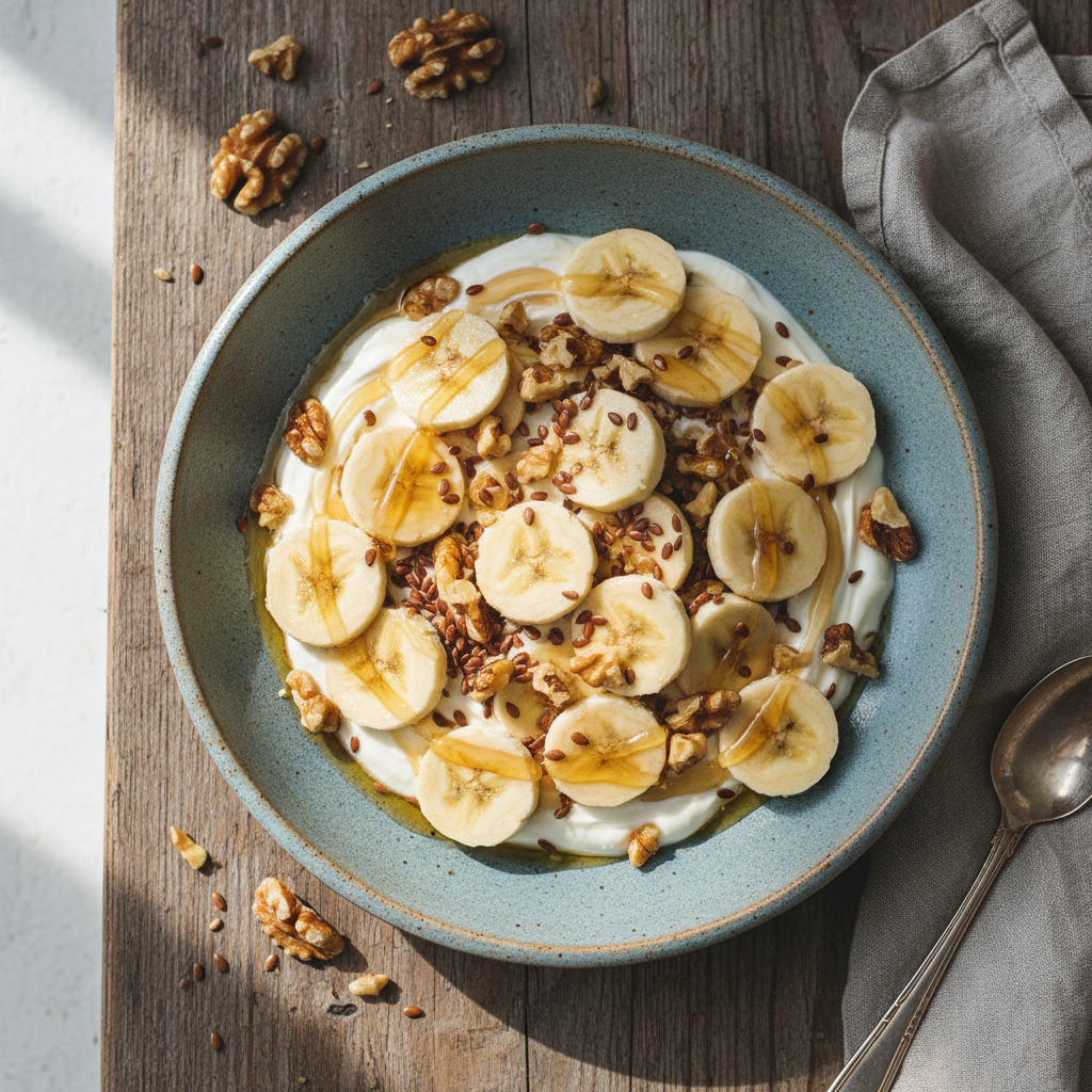 Greek Yogurt & Banana Power Bowl