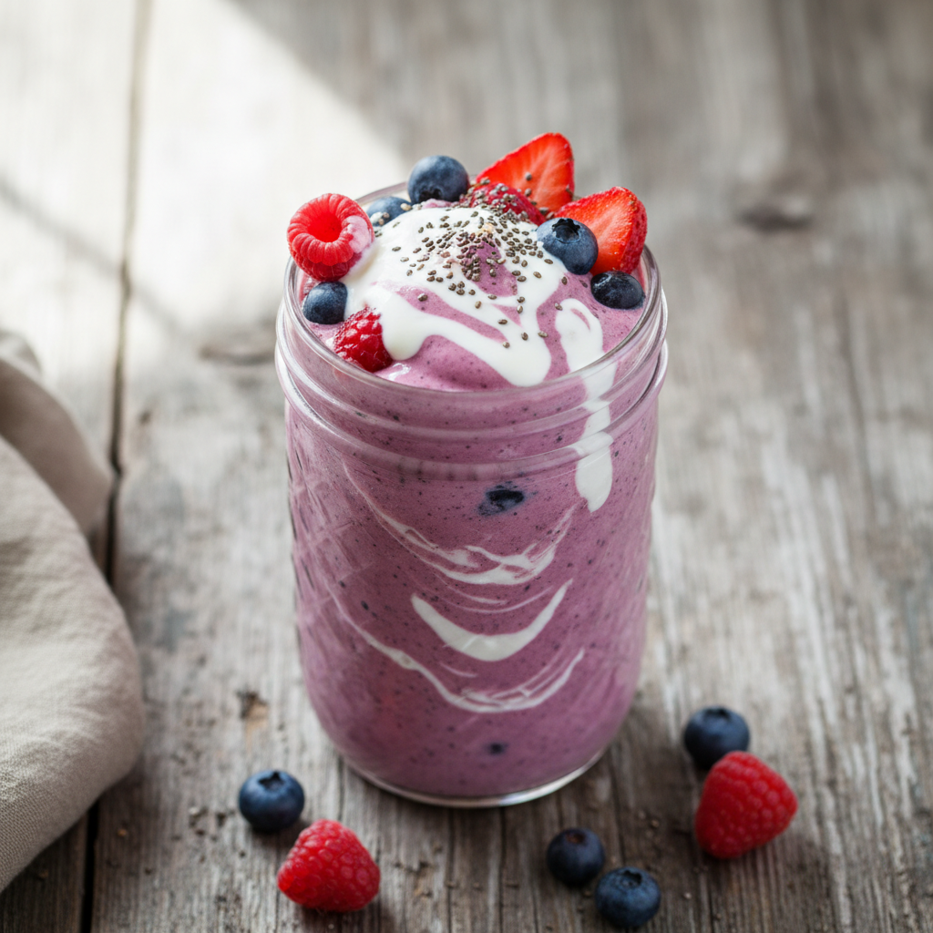 Berry Probiotic Smoothie