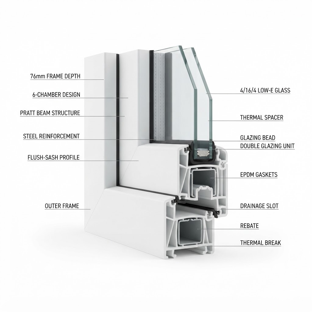 Elegant Abstract 76x — Sistema PVC Deceuninck