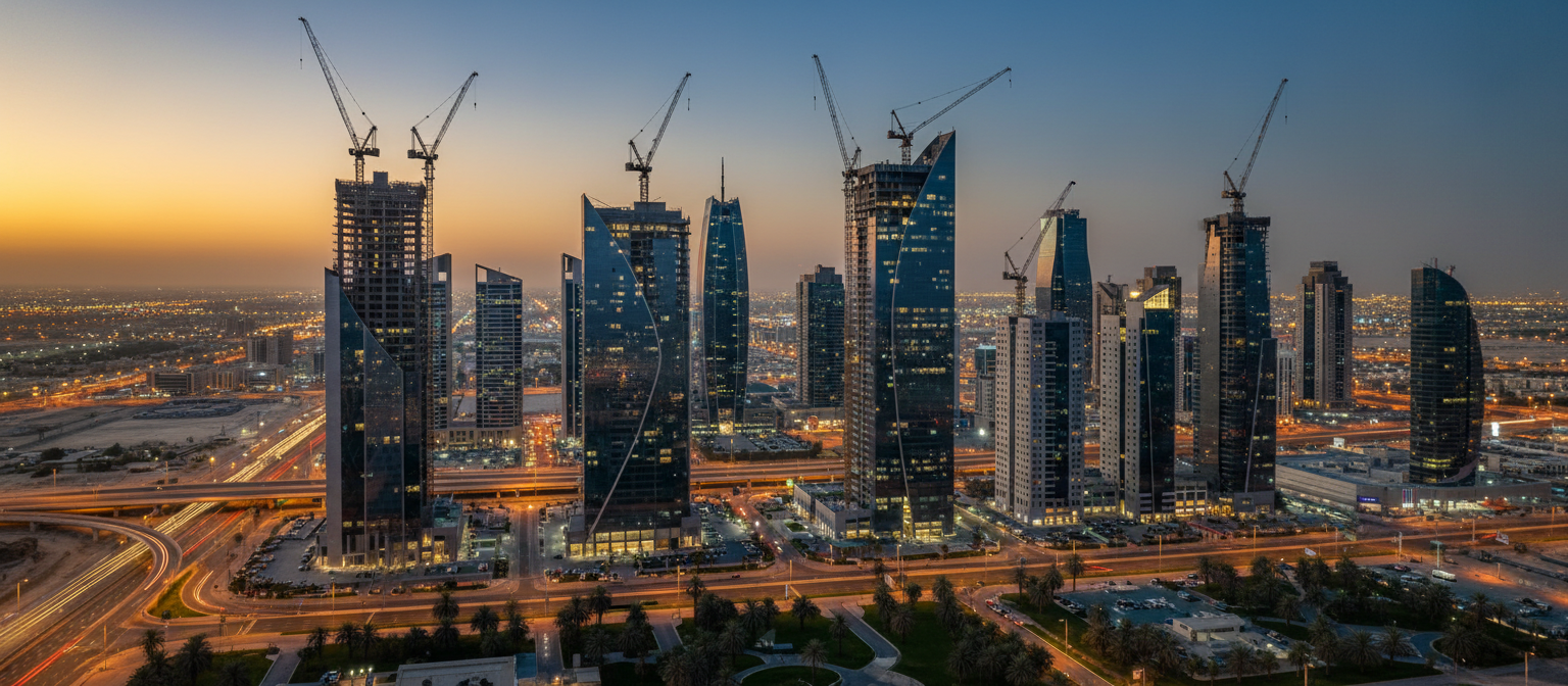 Saudi Arabian modern cityscape