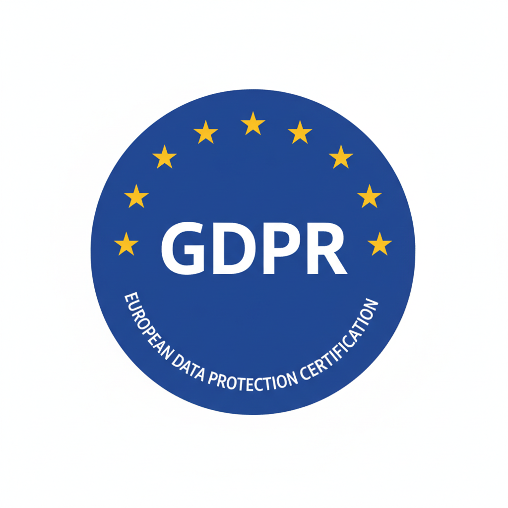 GDPR certification badge