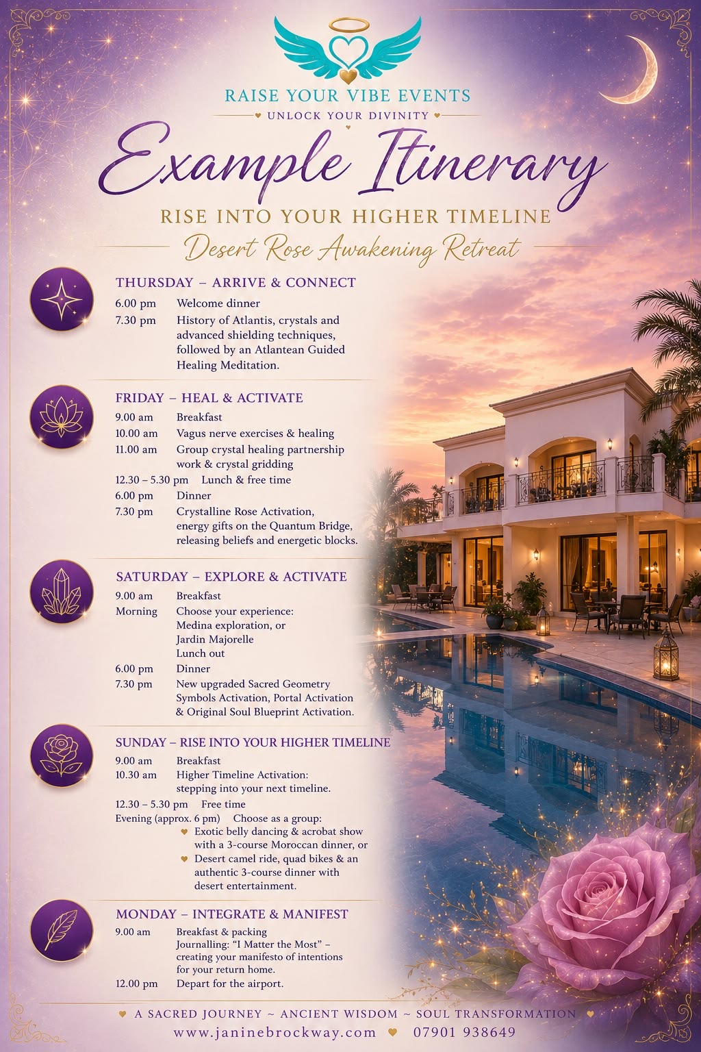 Desert Rose Awakening Retreat — Deposit