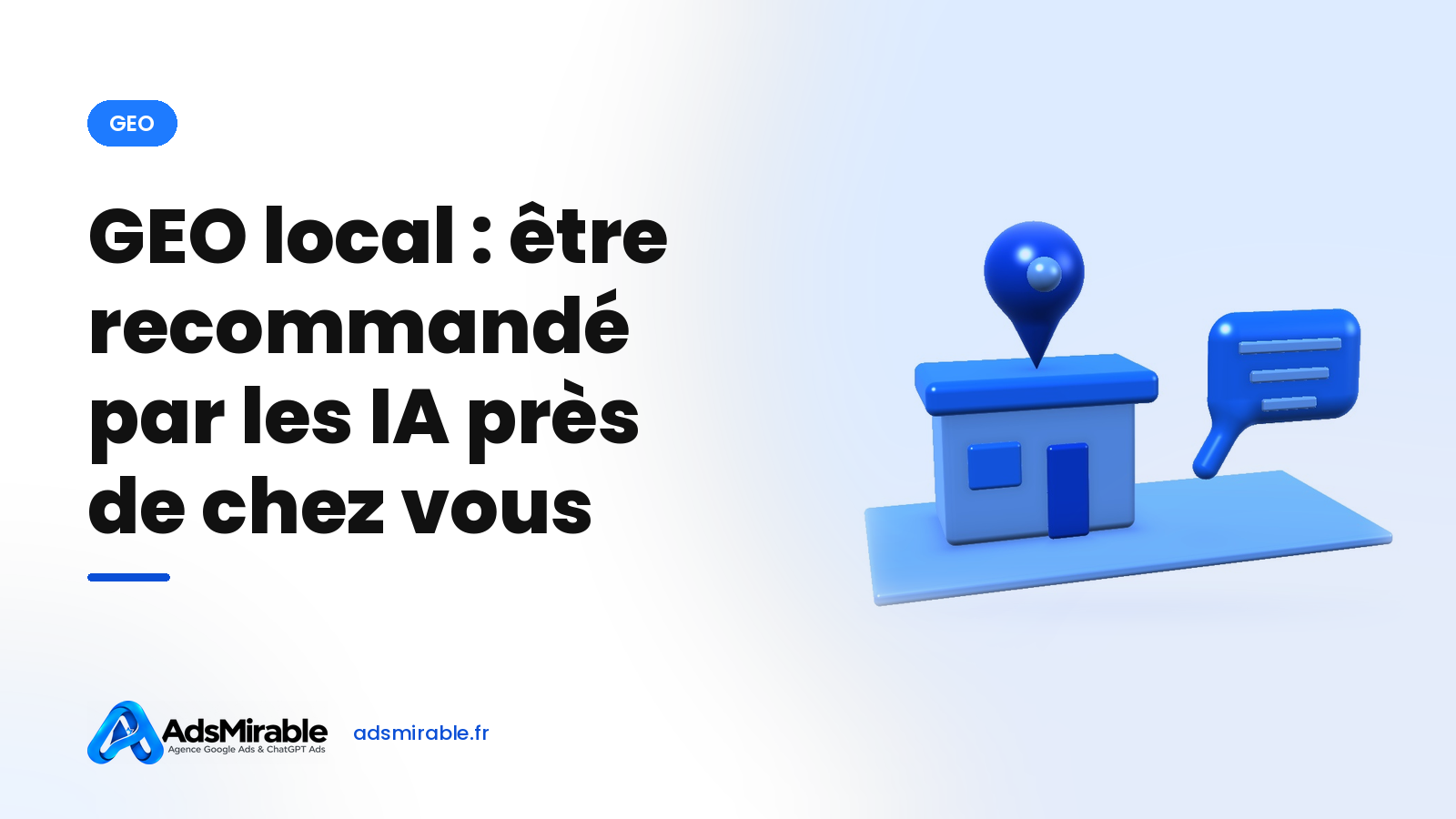 GEO local : être recommandé par les IA près de chez vos clients