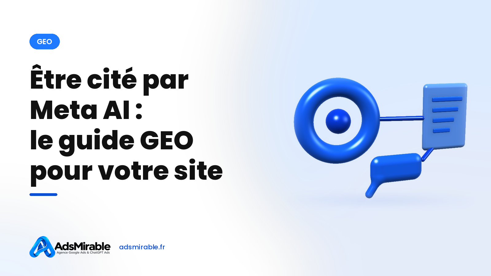 Être cité par Meta AI : le guide GEO pour votre site
