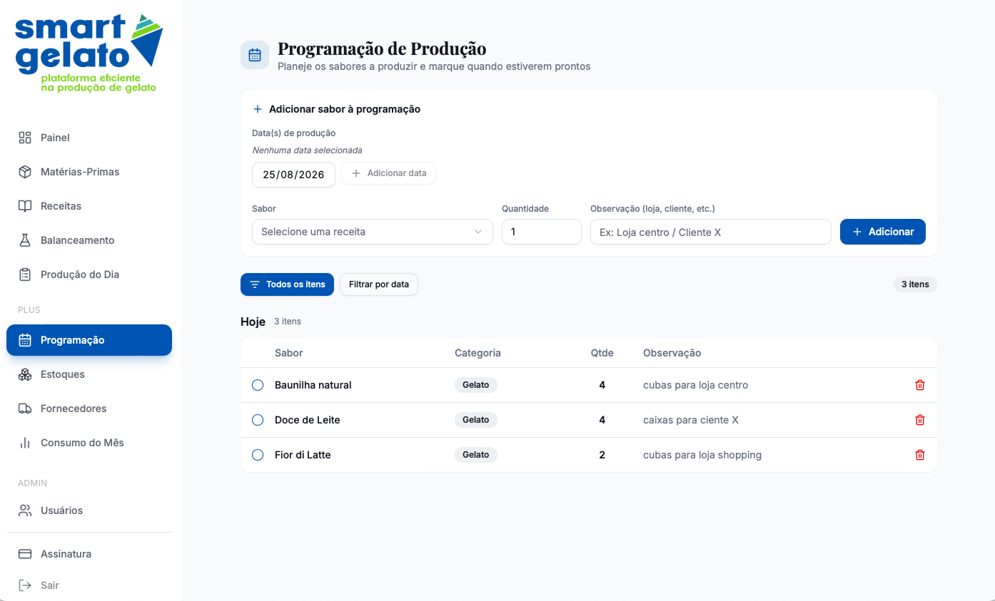 Programação