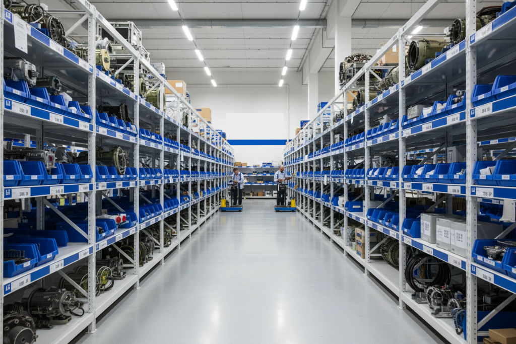 Aviation spare parts warehouse