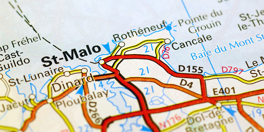 Saint-Malo map