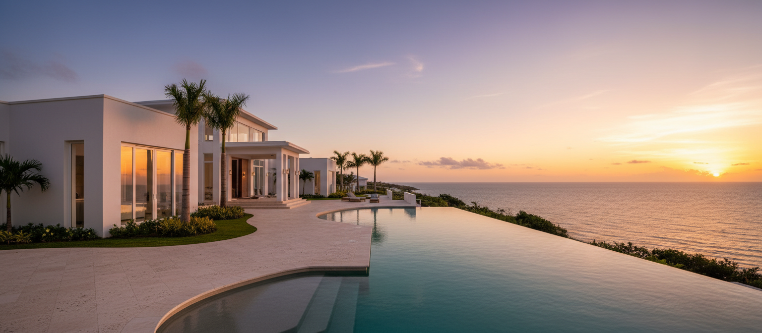 Luxury Barbados villa with ocean view