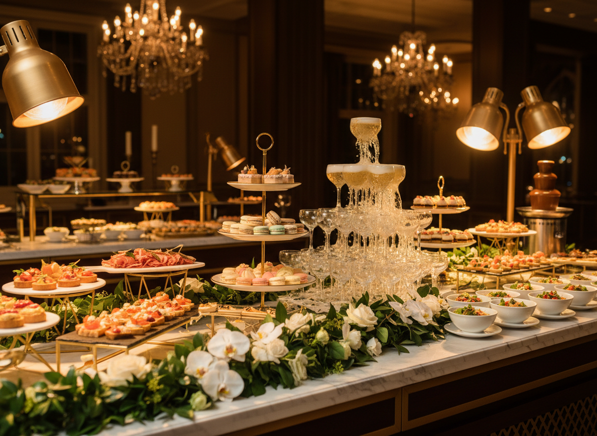 Luxury dessert display