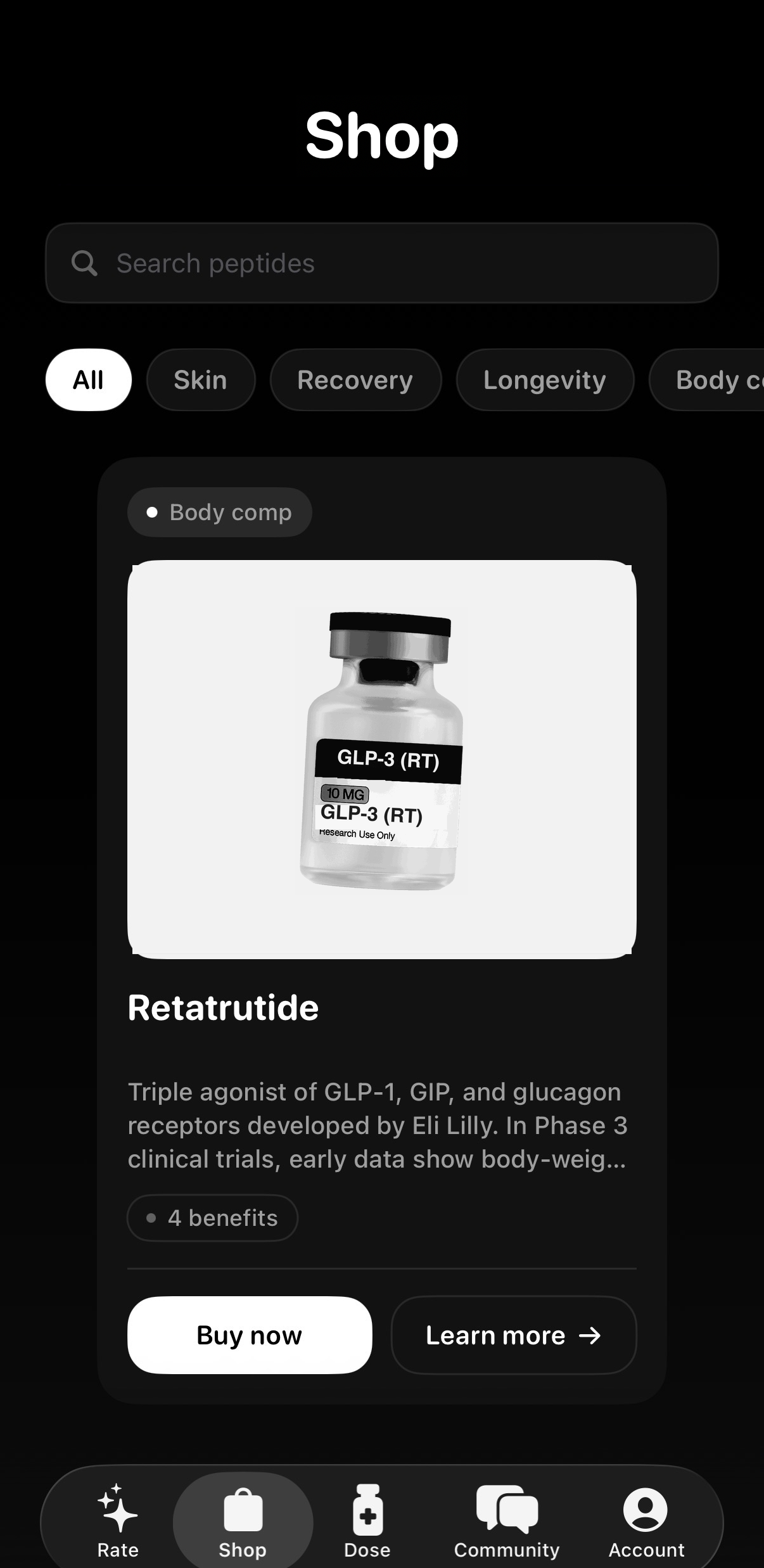 PepIQ Verified Peptide Shop