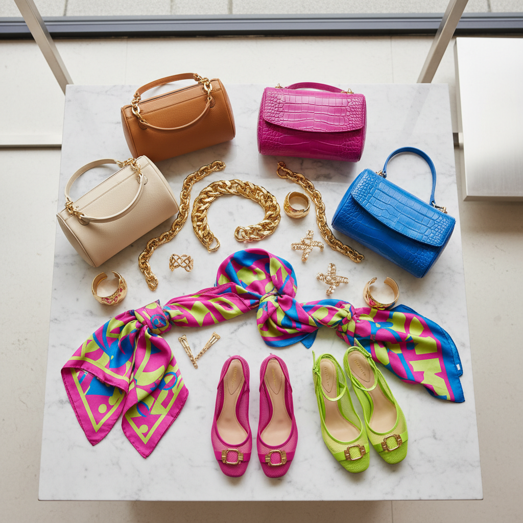Accessoires Trends 2026 - Taschen Schmuck und Fashion Details