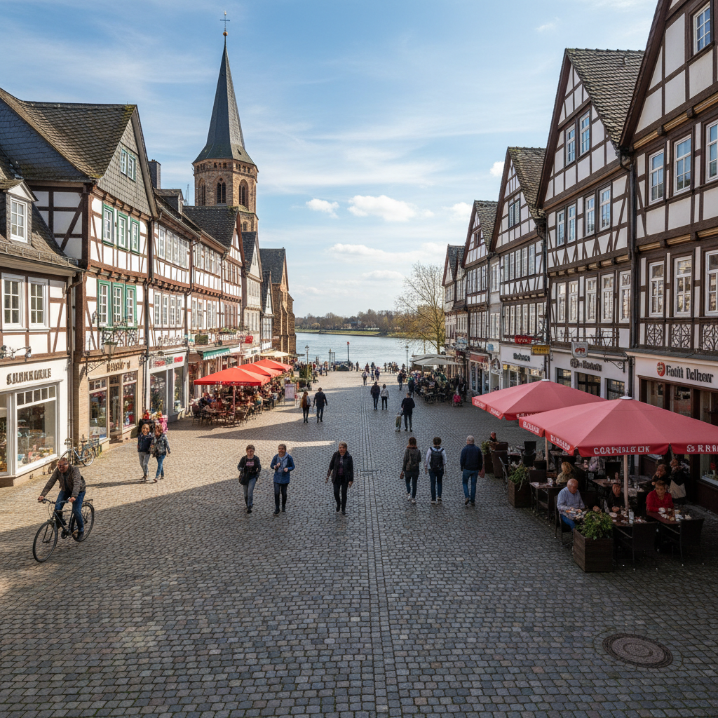 Online Magazin Monheim am Rhein – Historischer Marktplatz mit St. Martin Kirche | Lemon Times