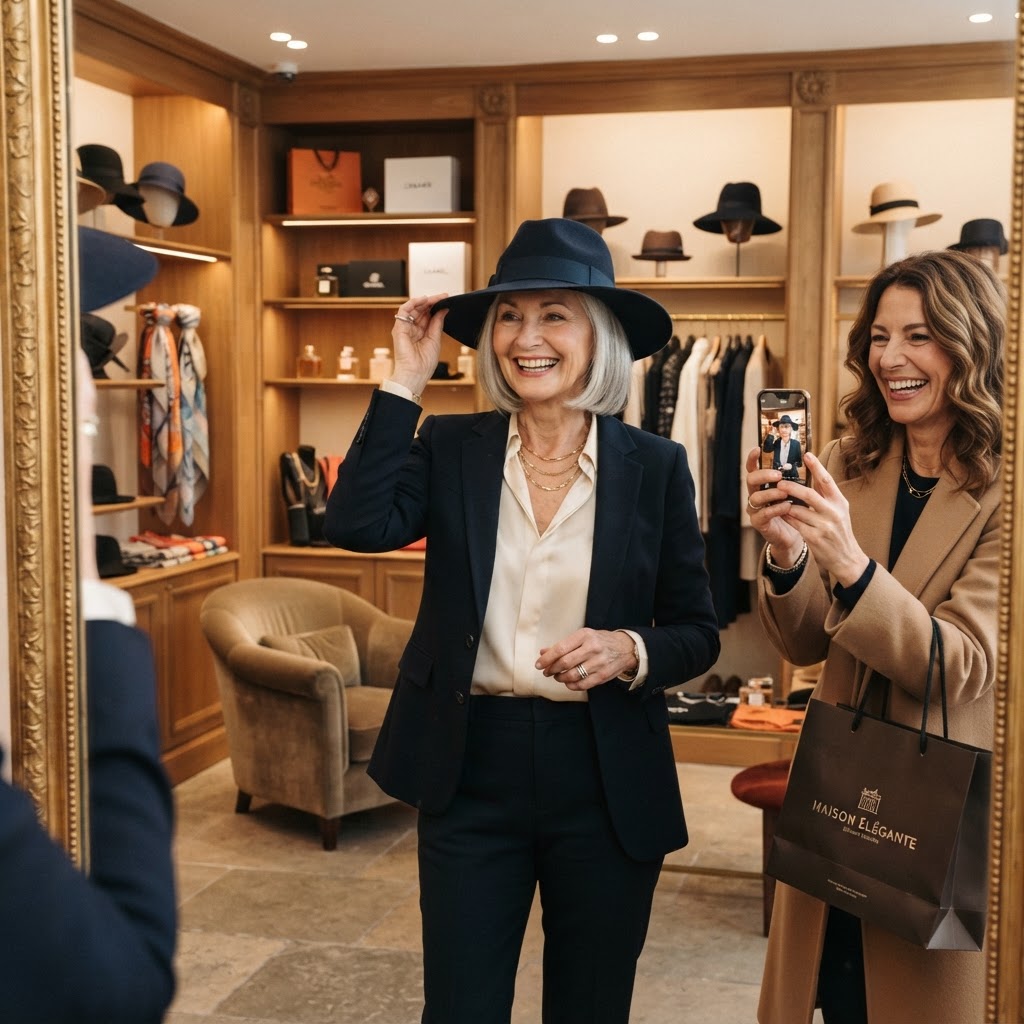 Anprobieren mit Freundin · Boutique Düsseldorf