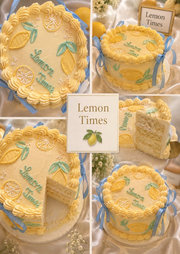 Zitronenkuchen von Iss'mich Pâtisserie für Lemon Times