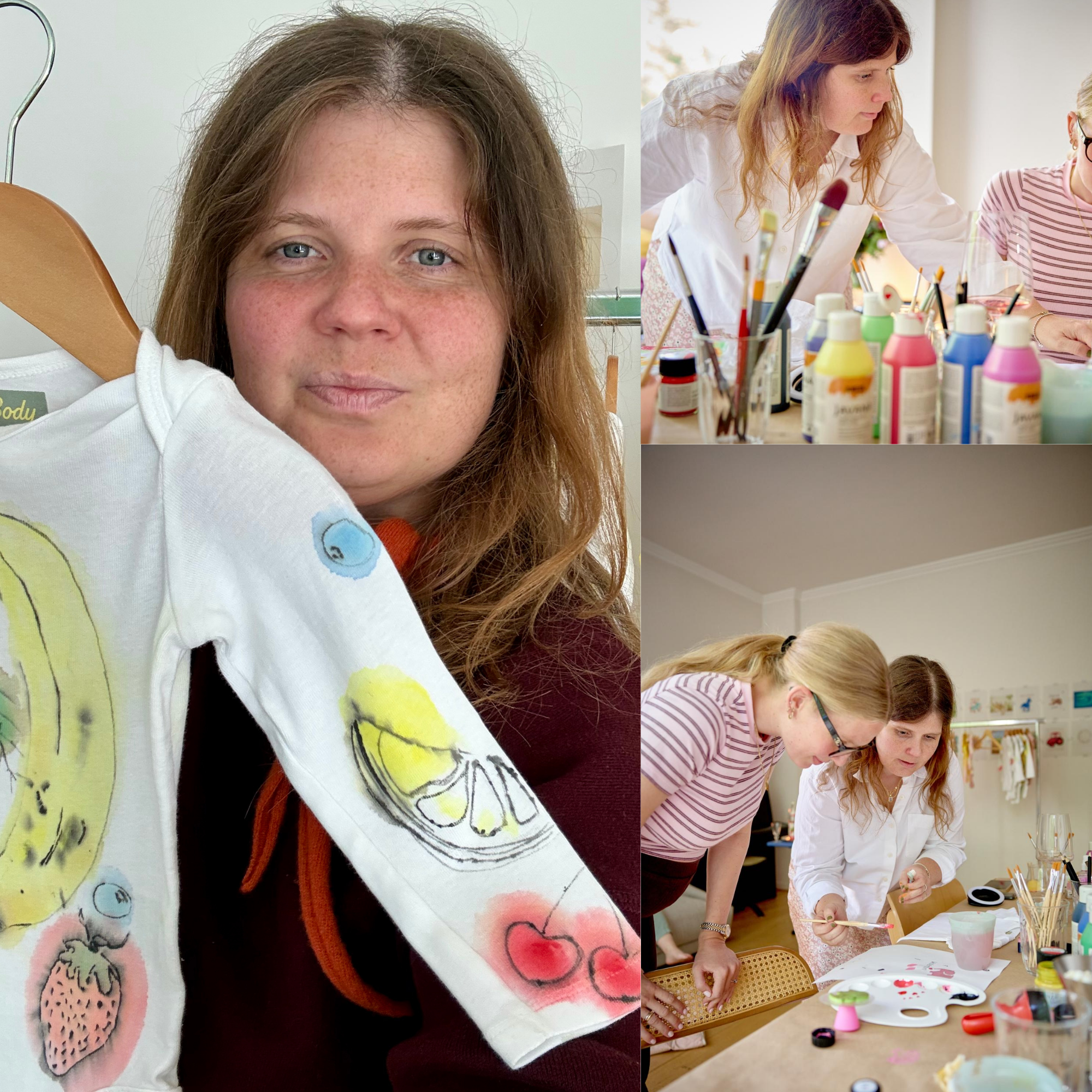 Little Body Atelier Düsseldorf I Textil-Unikate bemalen I Lemon Times