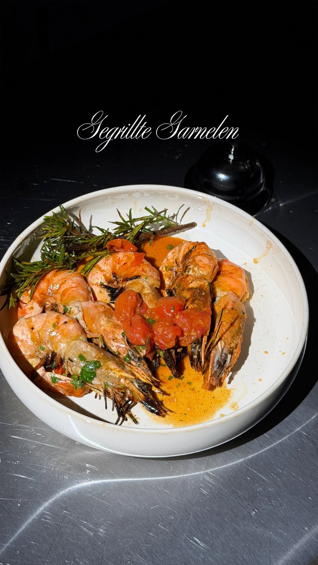 Gegrillte Garnelen im Tamare Restaurant Düsseldorf