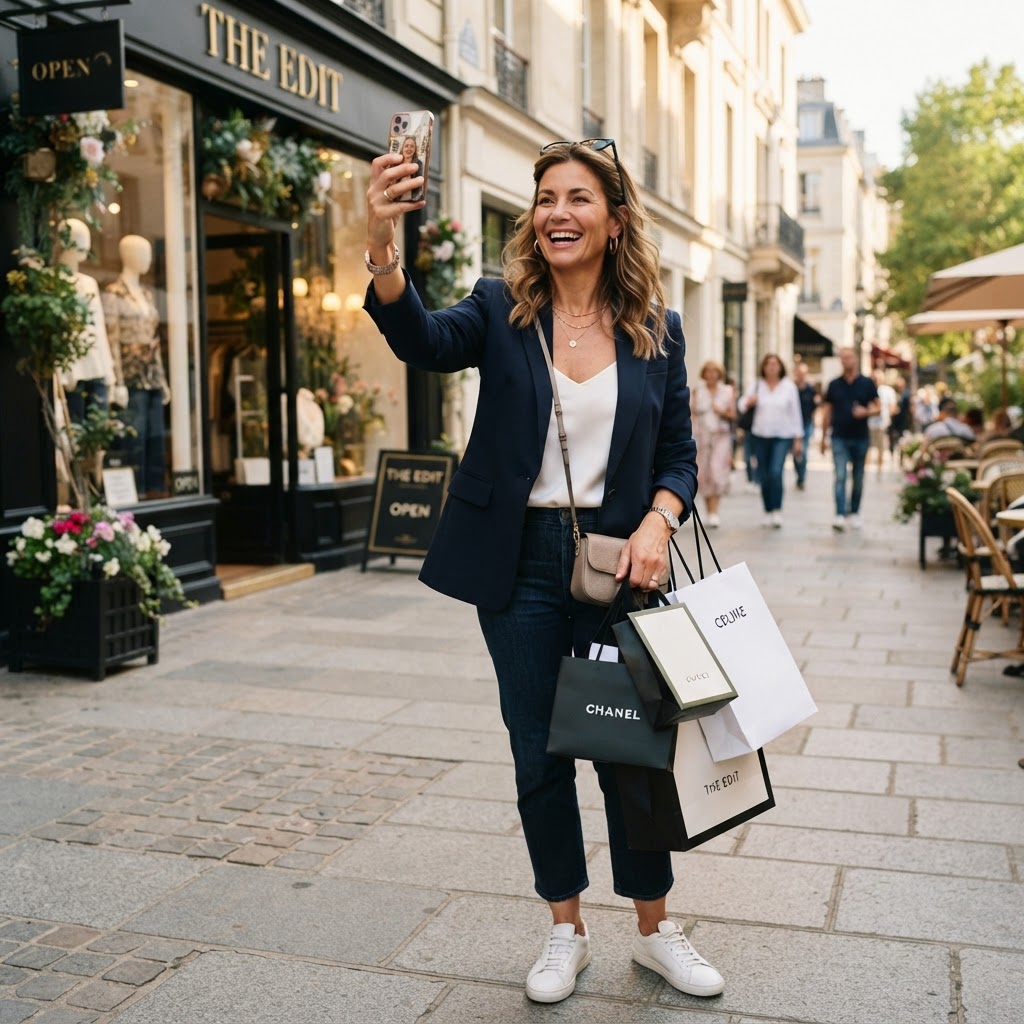 Selfie vor der Boutique · Lemon Times Community