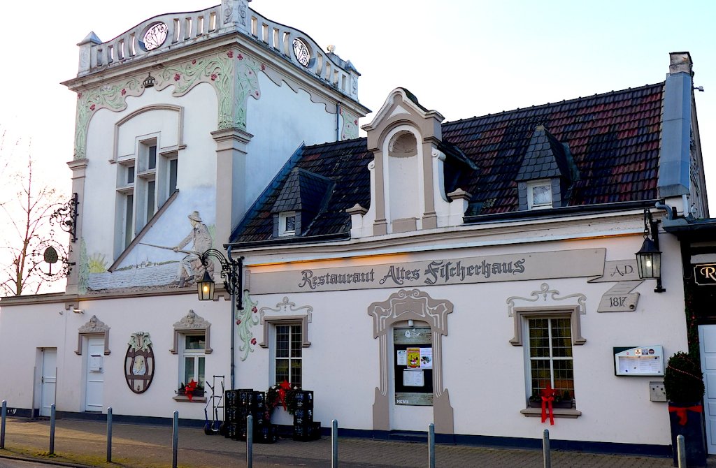 Einer der schönsten Ausblicke von Düsseldorf – Restaurant Zum Alten Fischerhaus in Urdenbach