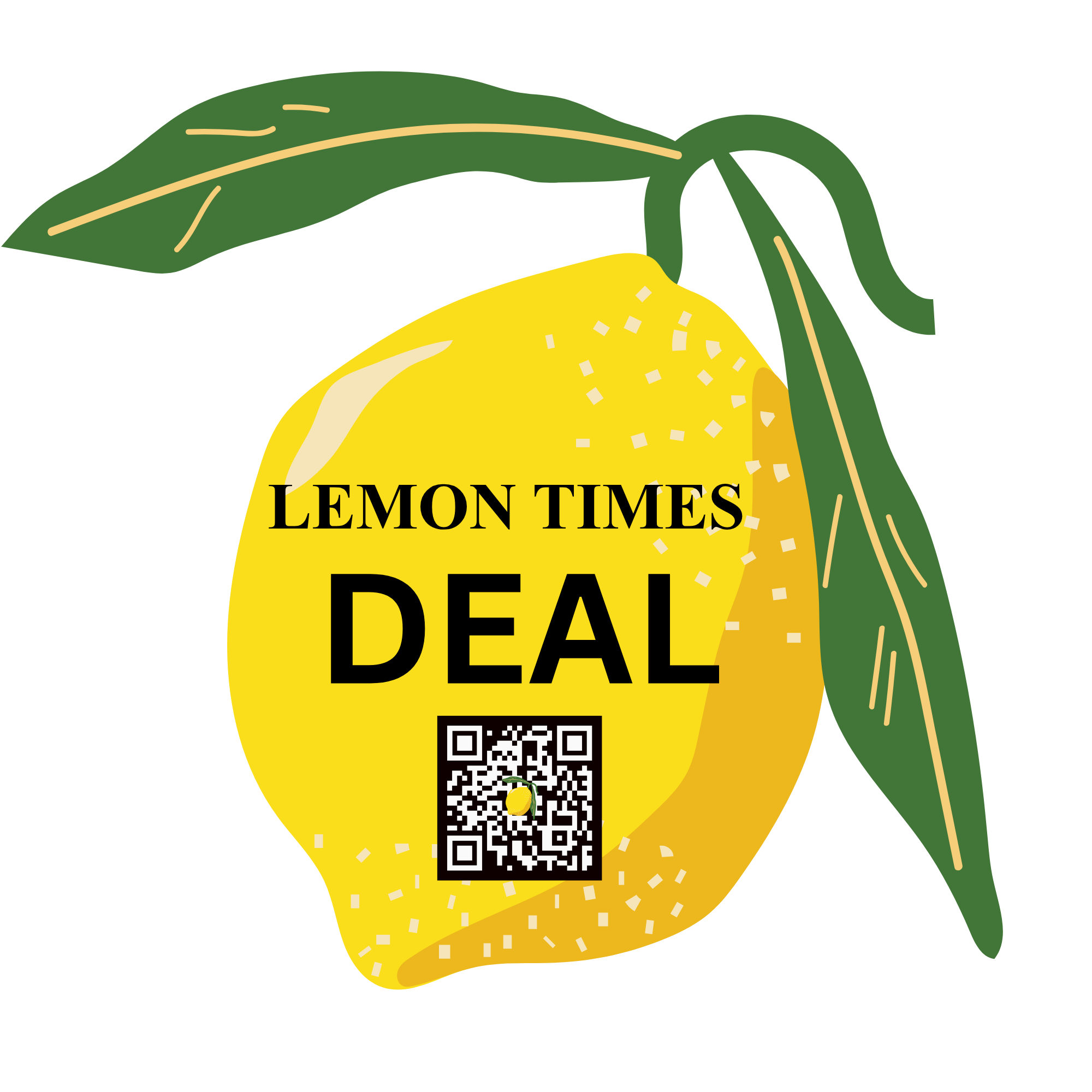 Lemon Deal Zitrone mit QR Code – herunterladen und bei Partnern einlösen