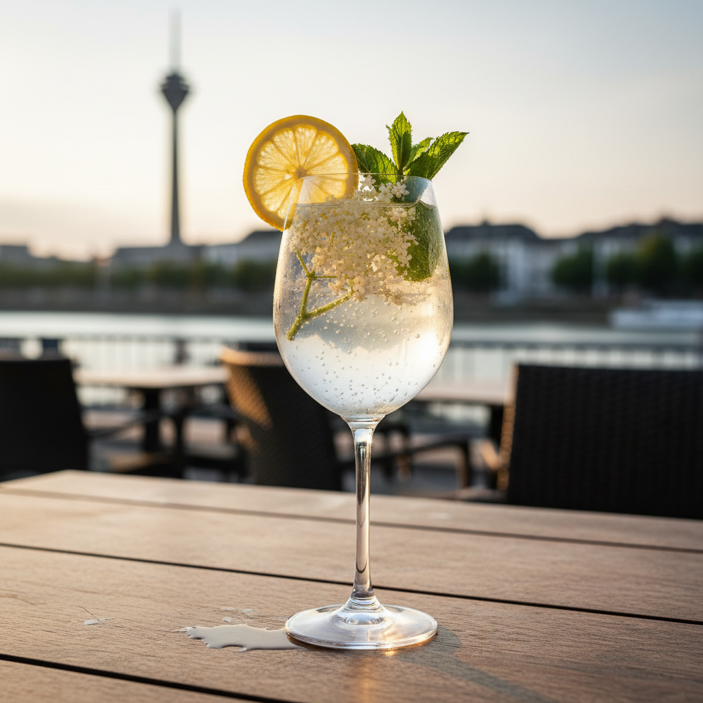 Hugo Spritz mit Zitrone Sommer 2026 Düsseldorf