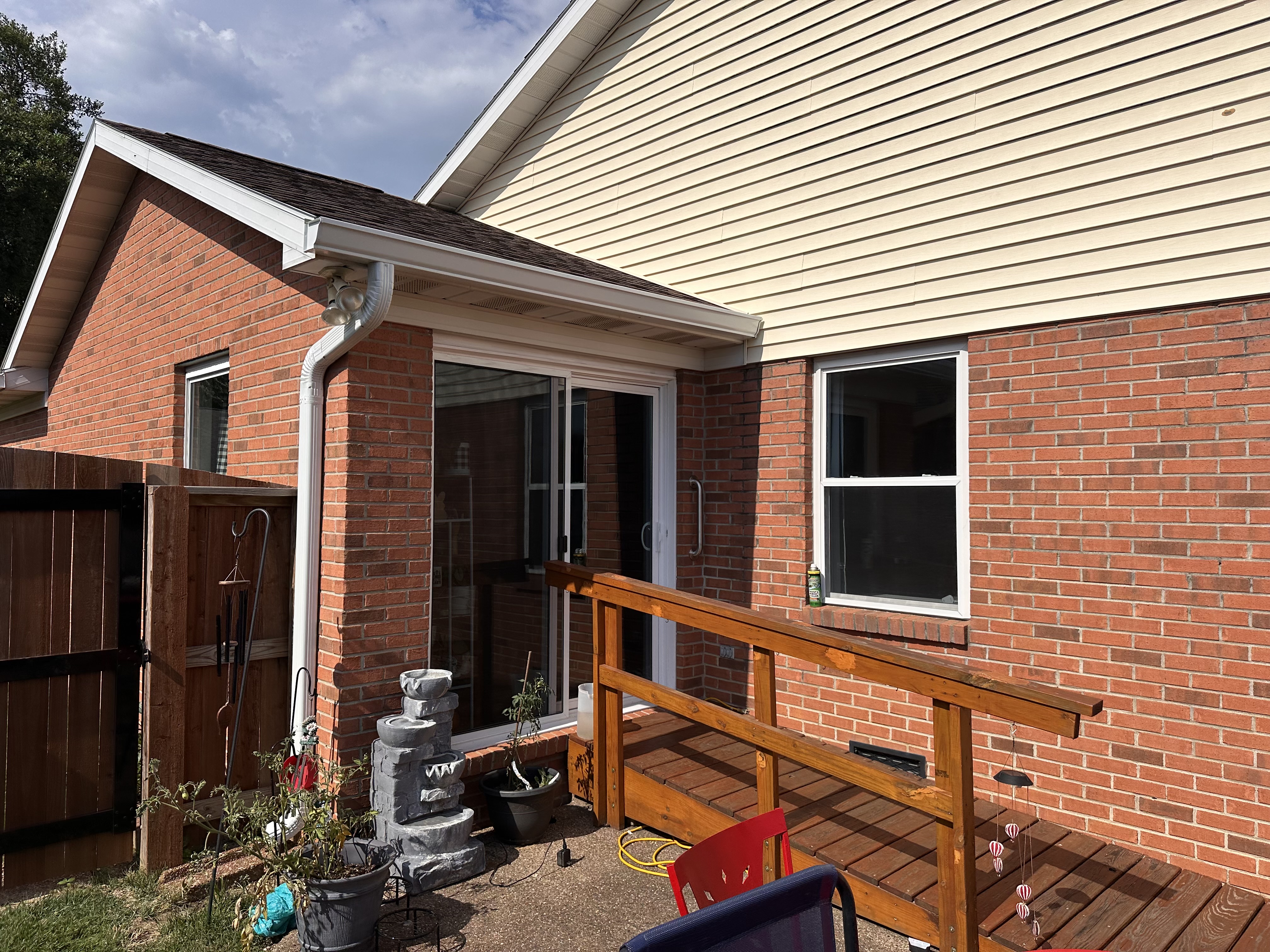 Gutter installation project 8