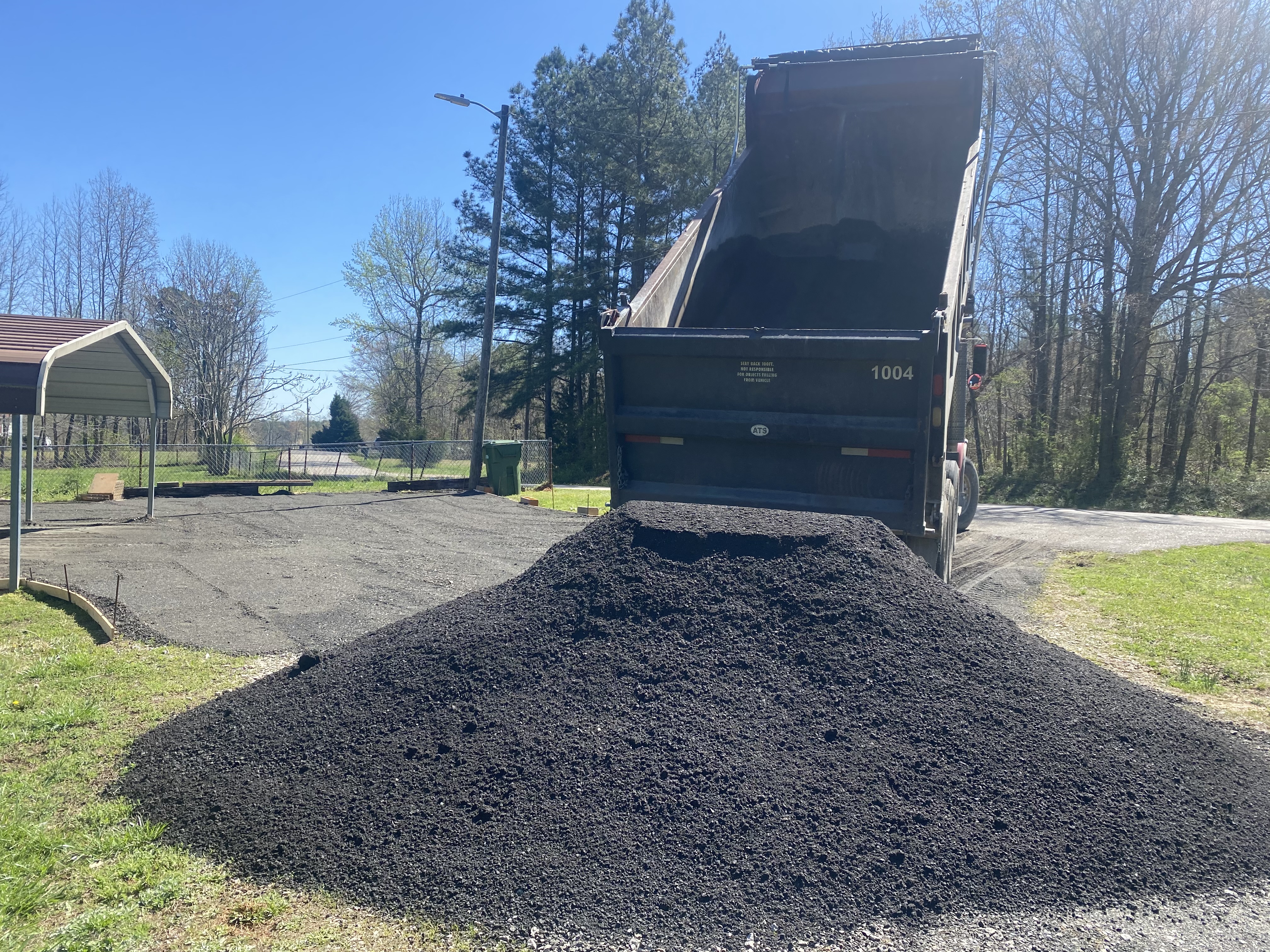 Double Fine Asphalt Millings - Premium construction material for hauling and delivery in Charlotte, NC