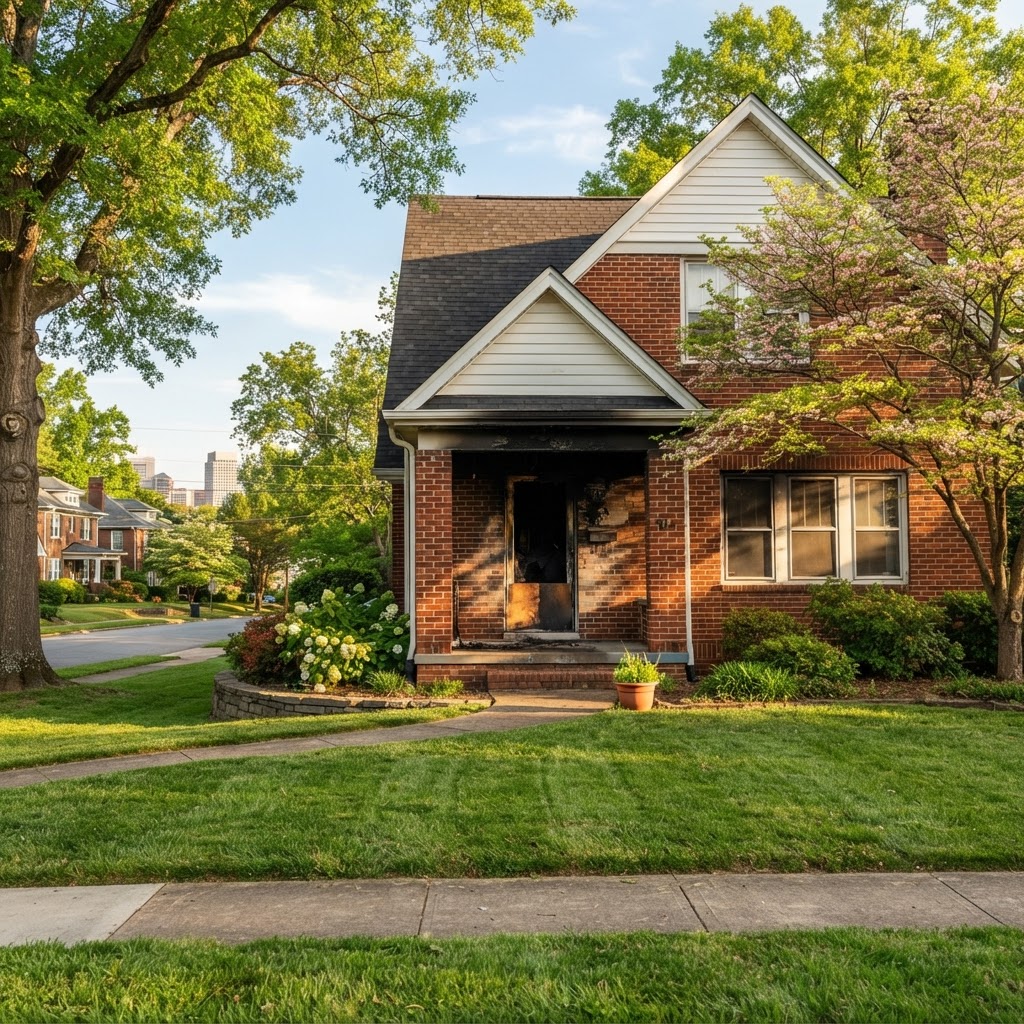 Sell a Fire Damaged House As-Is in Winston-Salem NC