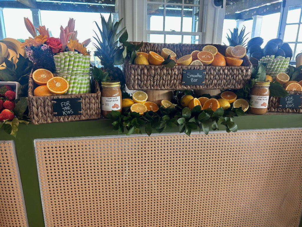 Fresh catering options