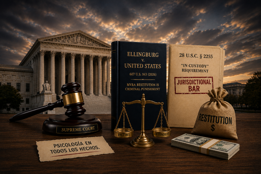 Ellingburg Exposes Federal Restitution's Central Contradiction