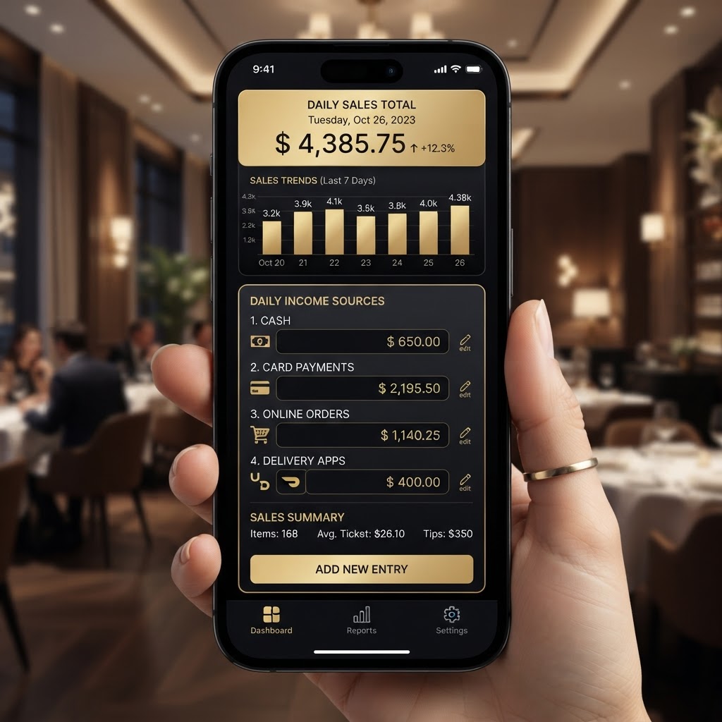 Log sales in seconds
