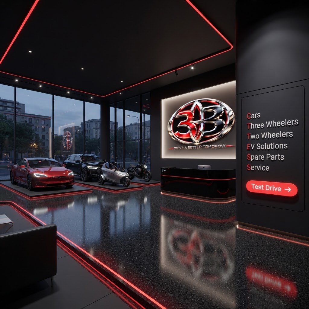 Step Inside the 3B Motors Showroom — Cars, EVs, Parts & Service
