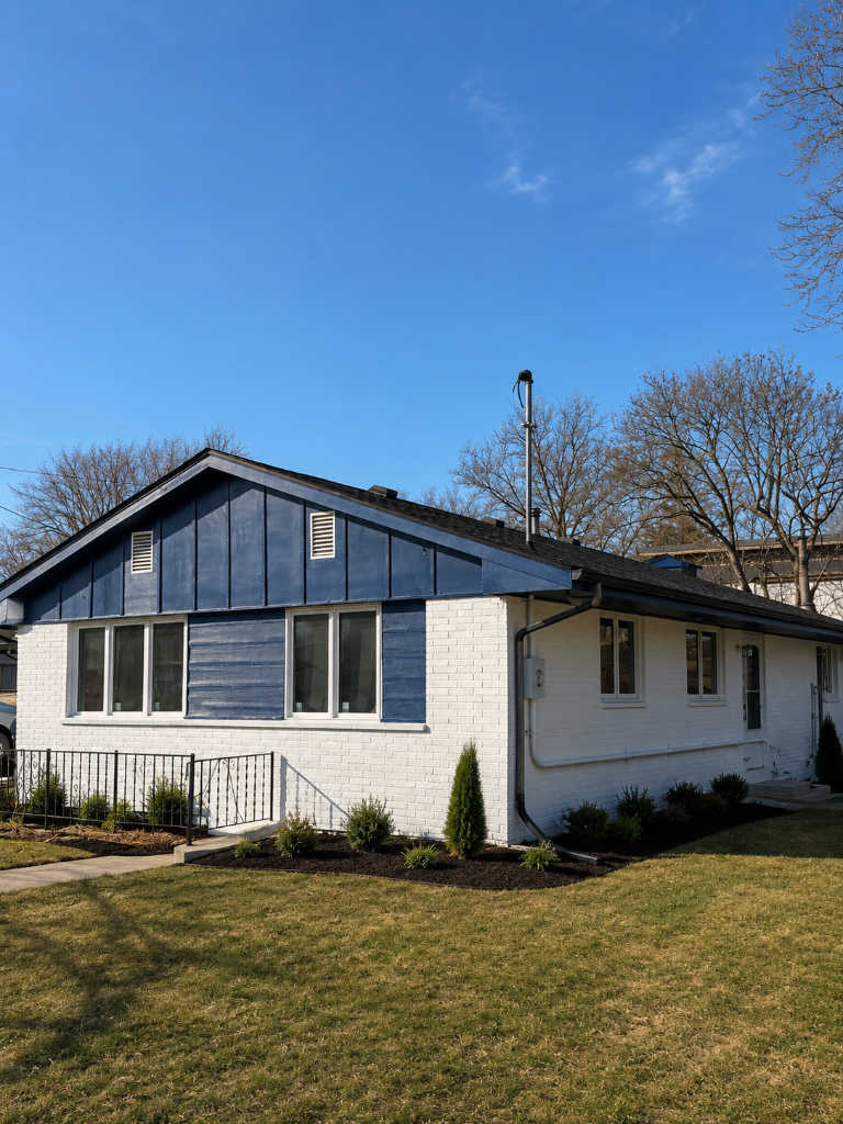 Navy Exterior with Deck