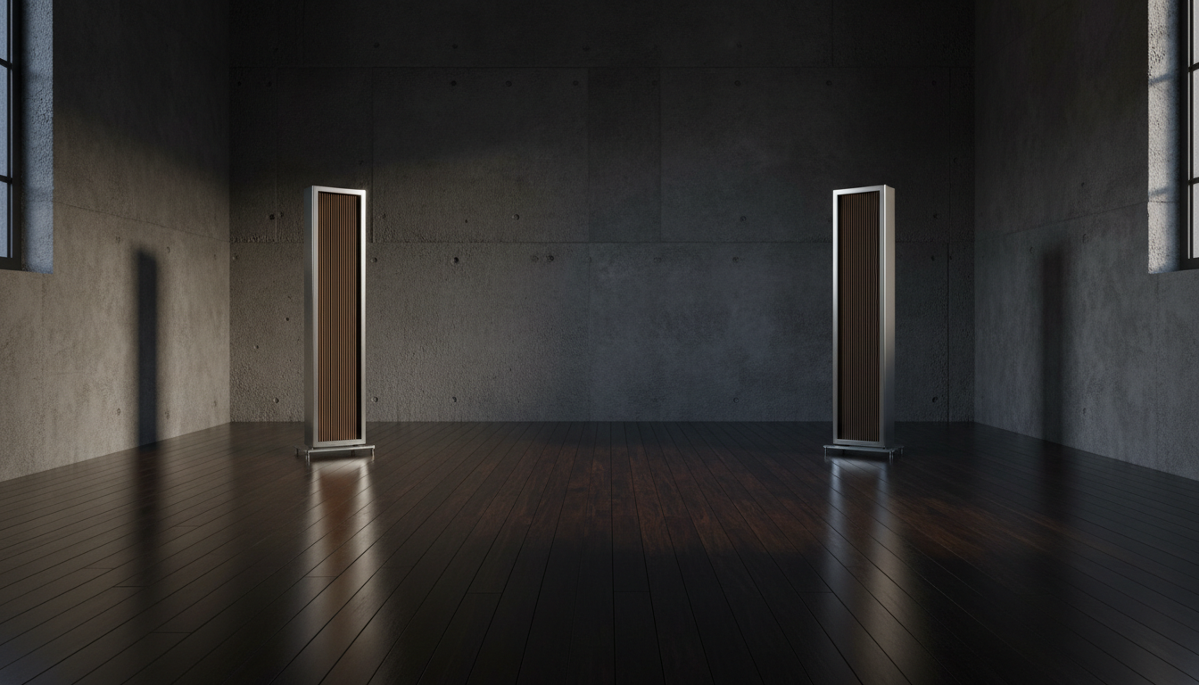 Clarisys speakers in listening room