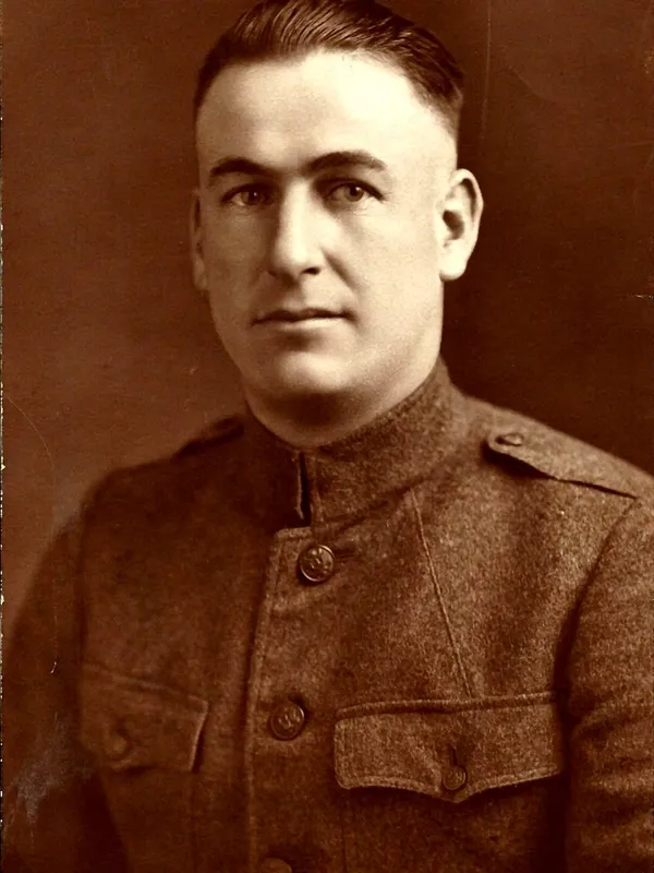 Mannie E. Reams WWI soldier portrait