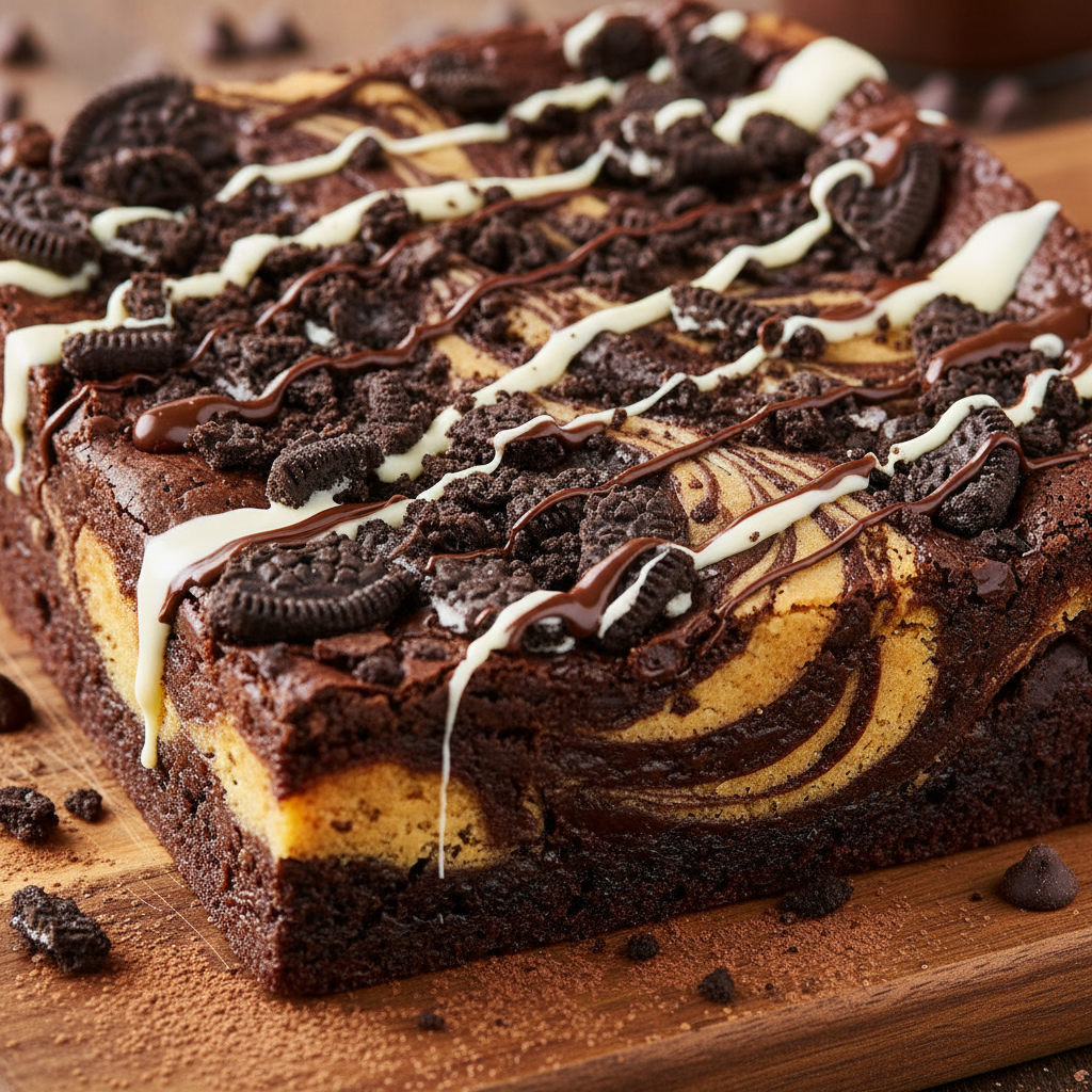 Midnight Oreo Brookie