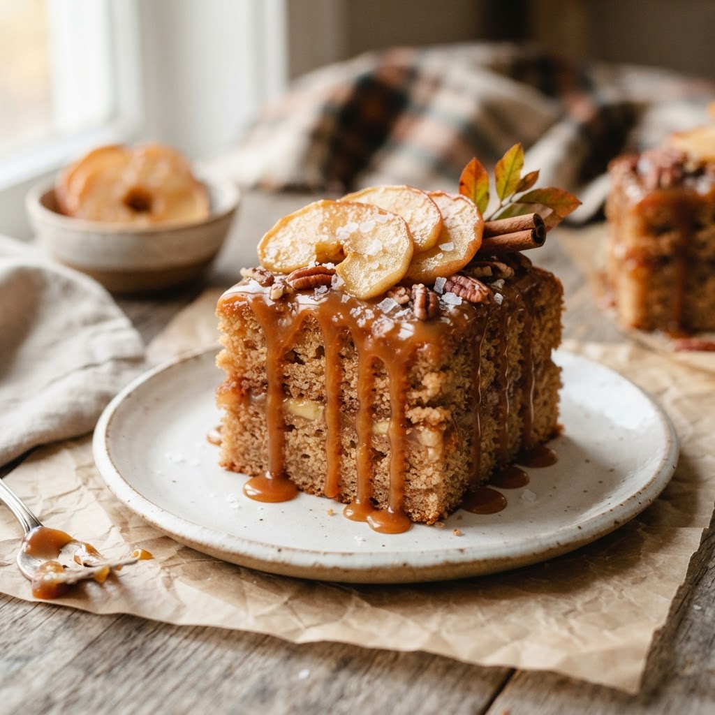 Caramel Crown Apple Cake