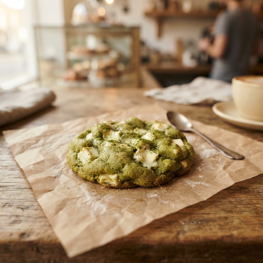 Matcha White Chocolate Cookie