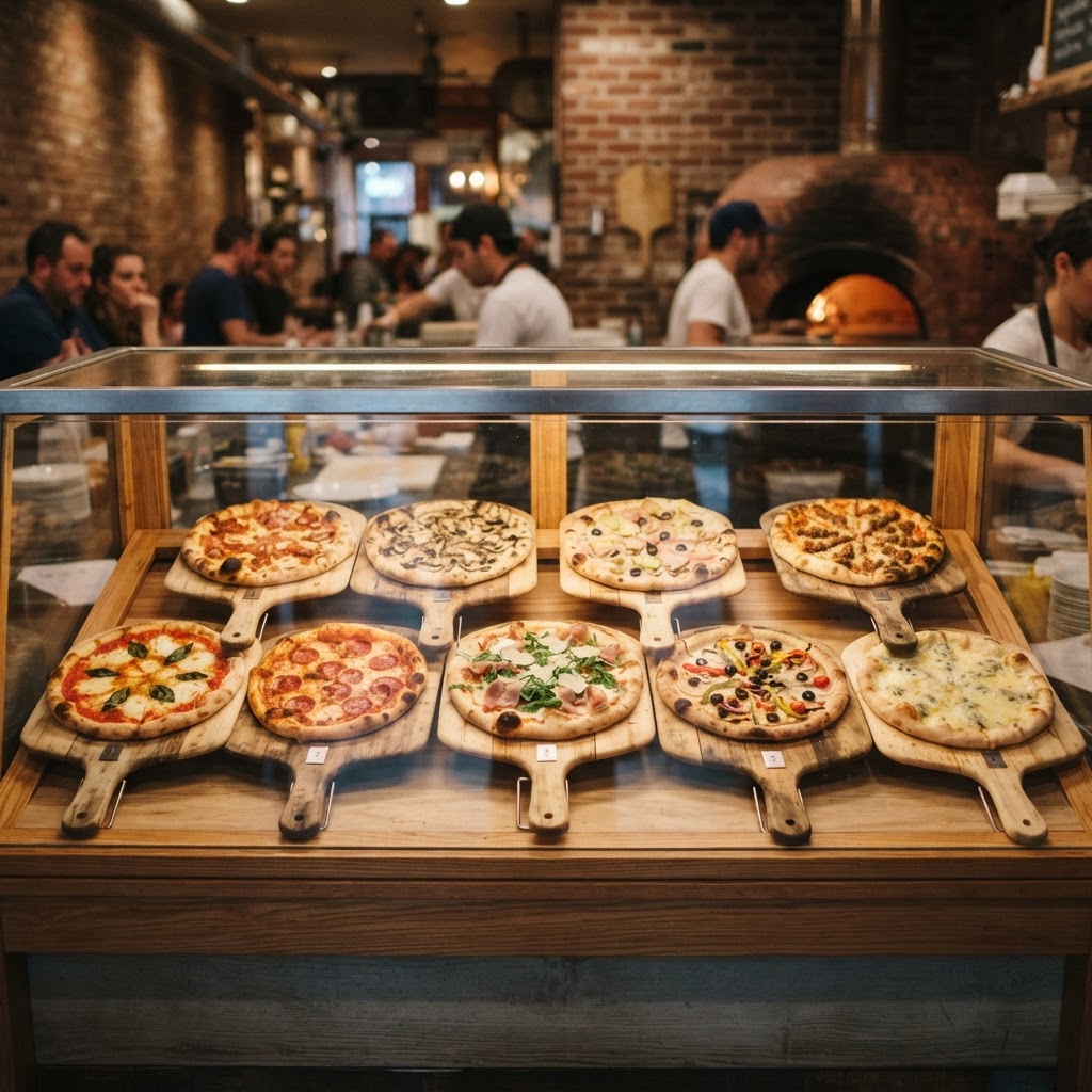 Platzhalter-Bild Pizza Auslage