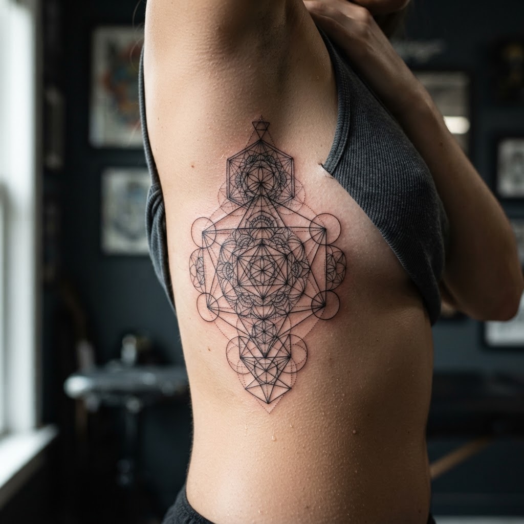 Geometric tattoo