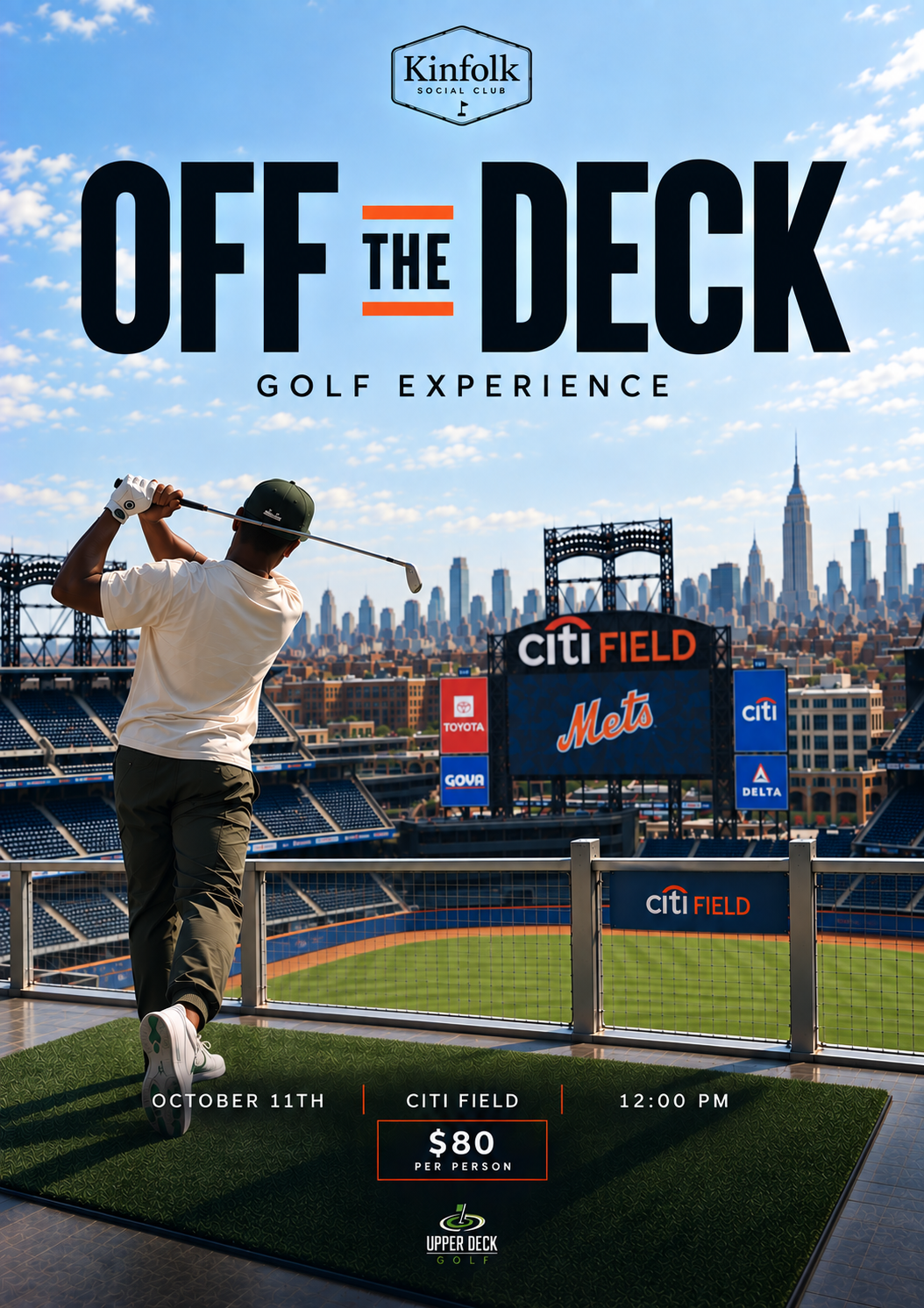 Off The Deck Golf Experience at Citi Field — October 11th