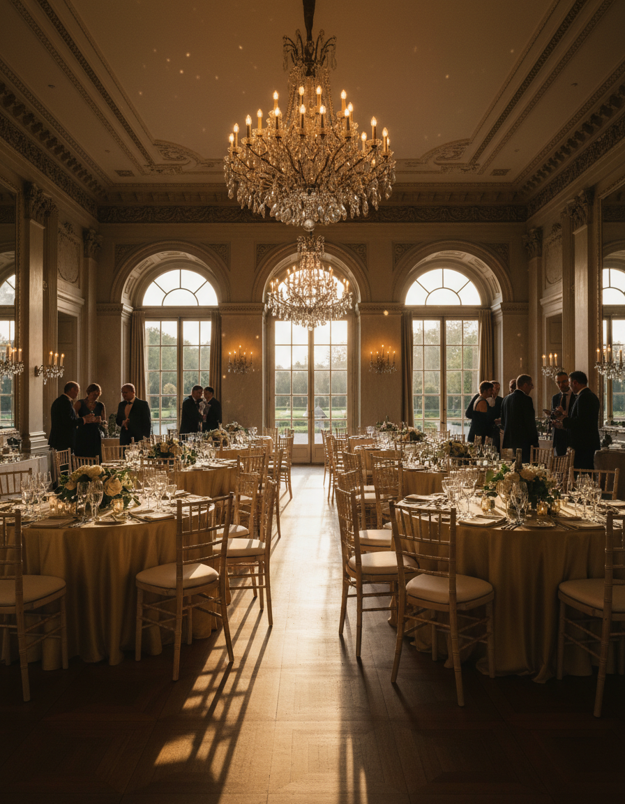 Grand reception setup