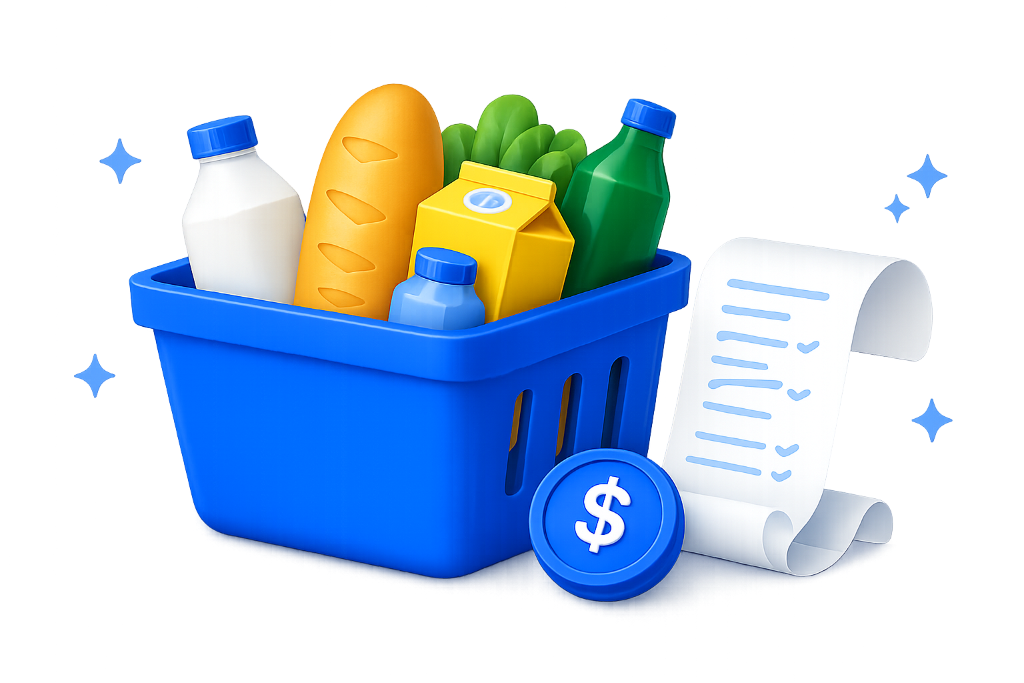HomeBasket grocery basket