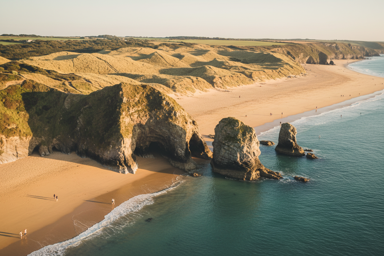 Holywell Bay: A Beach Apart