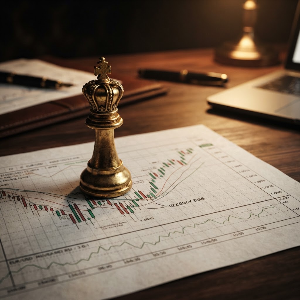 La théorie du 'Biais de Récence' inversé : pourquoi oublier vos trois derniers trades gagnants est la clé pour scaler en prop firm