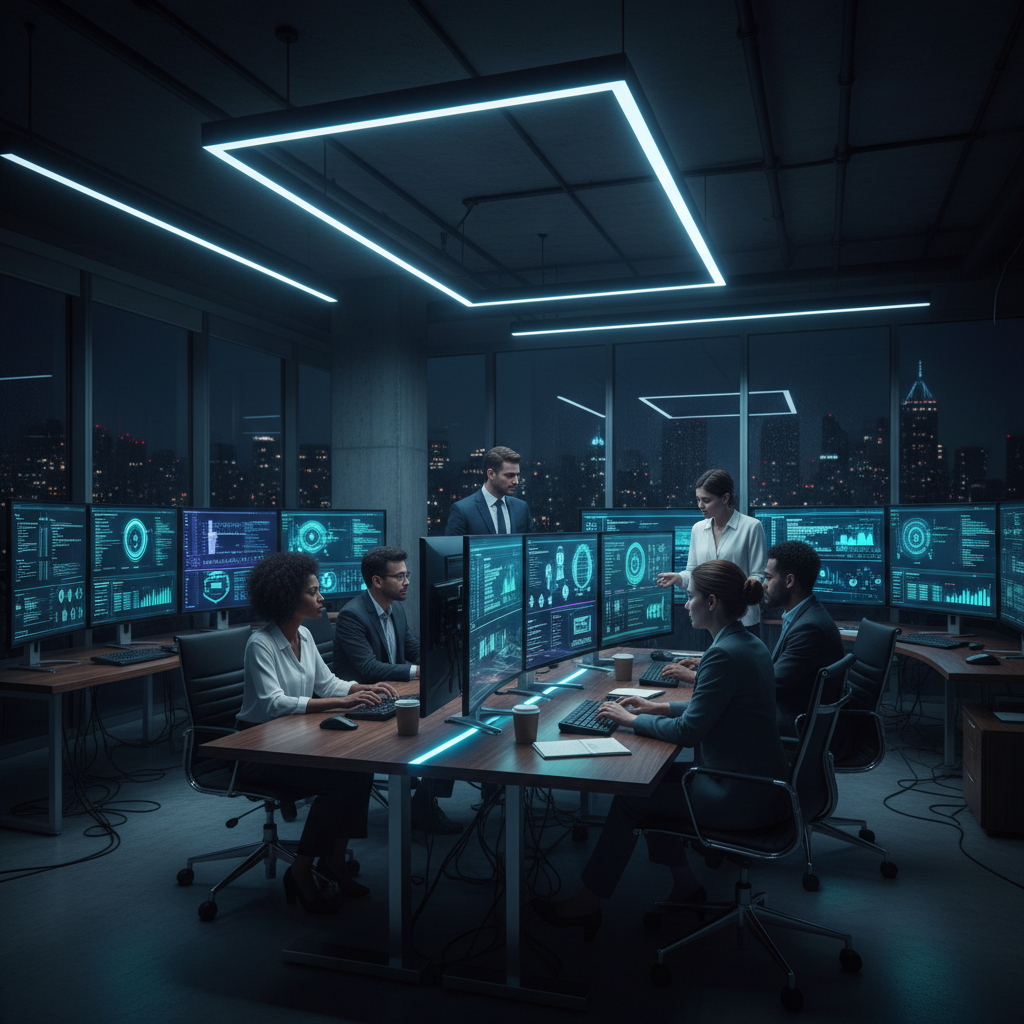 Equipo de ingeniería KAIROX trabajando en arquitectura de IA
